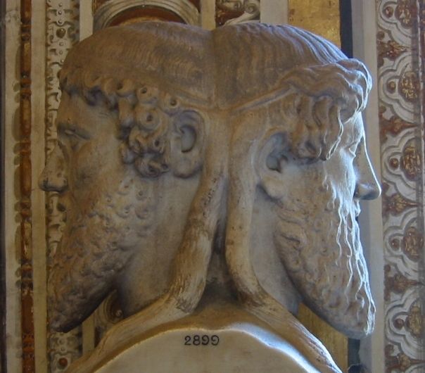 Bust of the god Janus, Vatican museum, Città del Vaticano